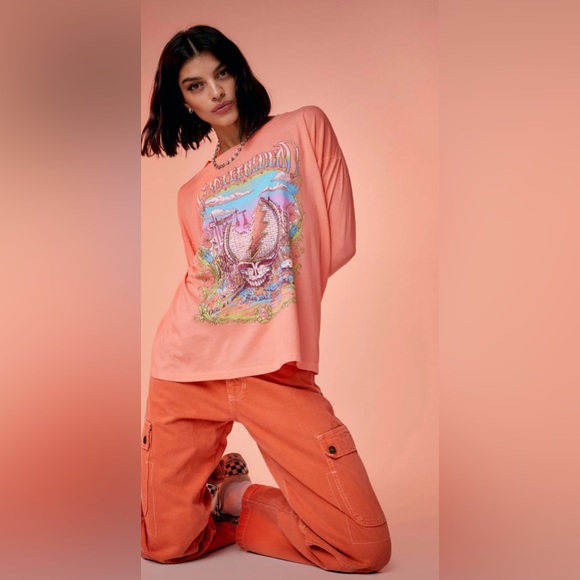 Daydreamer Tops - 🧡NEW DAYDREAMER GRATEFUL DEAD UNDER CONSTRUCTION LONG SLEEVE MERCH T SHIRT S